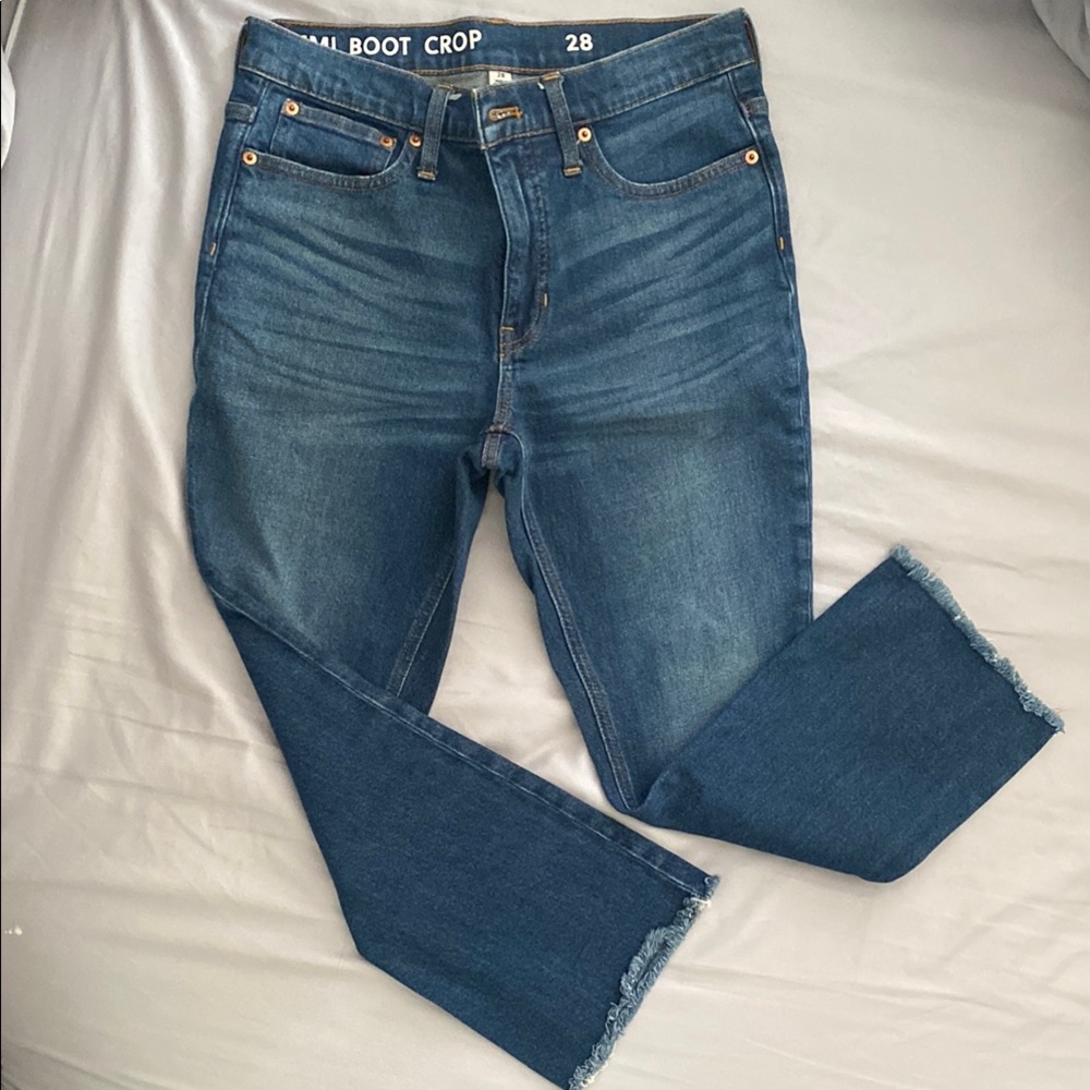 J. Crew 9" mid-rise cropped jean